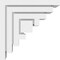 Ekena Millwork Standard Landon Architectural Grade PVC Bracket, 5"W x 8"D x 8"H BKTP05X08X08LAN - alternate 2
